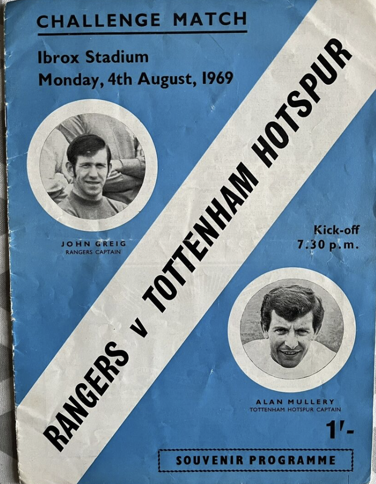 Hot Spurs – A Potted History of Rangers v Tottenham Hotspur