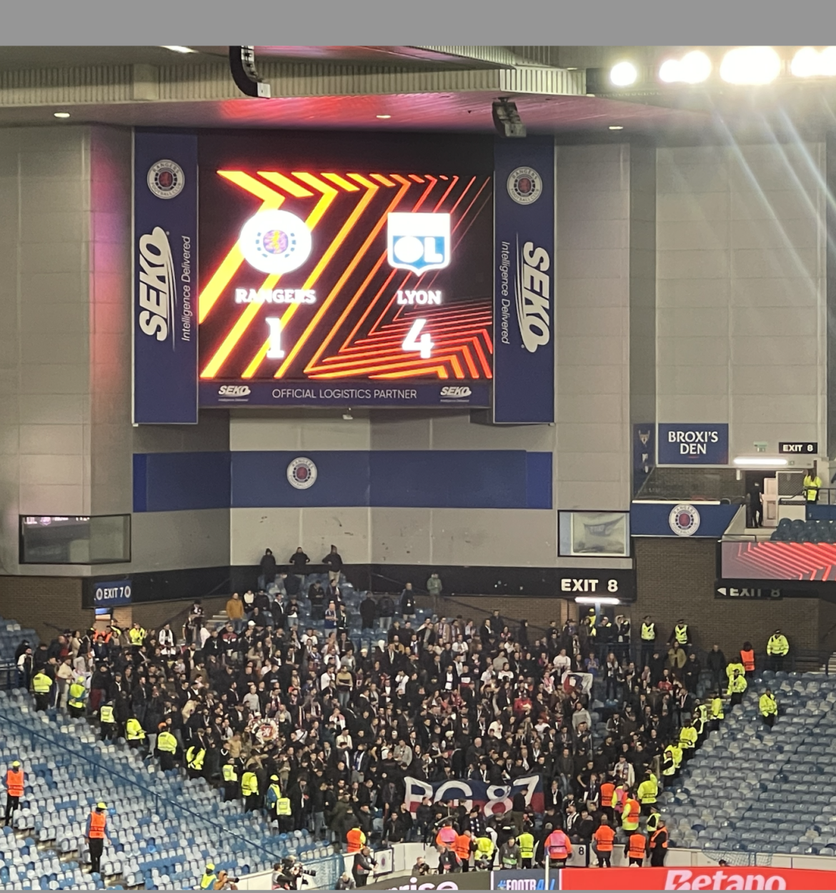 Rangers 1-4 Lyon – Sobering Night At Ibrox